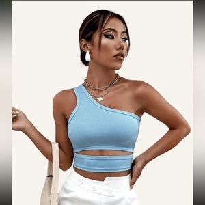 One Shoulder Tank Top